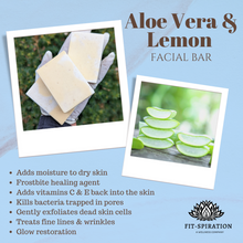 Load image into Gallery viewer, Aloe Vera & Lemon Facial Bar